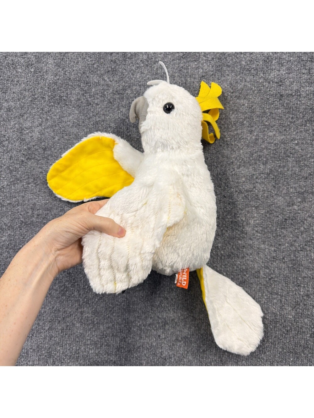 Cockatoo 12" Cuddlekins Wild Republic plush stuffed animal toy white parrot bird